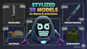 create a stylized 3d model for games and animations