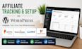 setup affiliate tracking and integrate awin shareasale goaffpro on wordpress