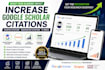 increase google scholar citation, scopus, backdated citation and h index