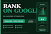 seo optimization to rank your website on google page 1