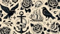 make old school style tattoo design