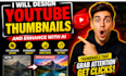 design eyecatching youtube thumbnails and enhance them with ai