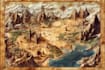 fantasy city map illustration