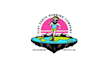 design running apparel company called flat earth logo