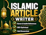 write authentic islamic articles and quran hadith based content