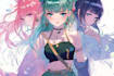 create cinematic anime character illustration with