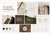 design a modern minimalistic brand identity for small businesses