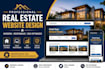 build modern real estate website design