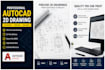 do professional autocad 2d drawings and mechanical drafting