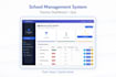build school management system with lms dashboard