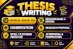 edit , proofread and format bachelor thesis or phd dissertation