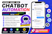 build auto reply chatbot for instagram, facebook, adn whatsaap many chat