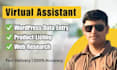 do data entry, excel, web research, copy paste work