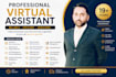 be professional and creative virtual assistant for you