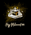 design custom hajj umrah mubarak poster with your name