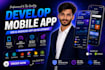 do flutter app development, ios android app, website to app, mobile app creation