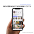 design modern instagram posts for your brand