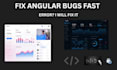 fix bugs and issues in your angular website