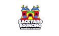 design elegant slide logo for bounce house backyard bouncing
