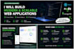 create full stack web app frontend backend and deployment