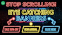 design an eye catching web banner
