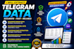 extract telegram data, chats, telegram group, channel, users