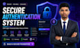 implement secure authentication system with jwt email verification