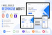 create responsive front end website