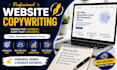 write professional website copy for your business