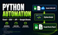 automate excel csv api and google sheets with python