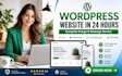 design wordpress website or landing page, pixel perfect UI in 24 hours