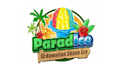 create a fresh aesthetics logo for parad ice shave ice