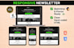 code a bulletproof responsive HTML email template