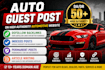 write and publish auto, car guest post, dofollow backlinks