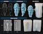 do 3d silicone mold, plastic injection, resin, soap, candle and chocolate mold