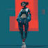 design anime character , cyberpunk character