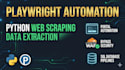 do python web scraping and playwright automation