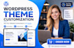 customize wordpress theme, elementor pro, responsive design in 1 day