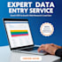 do fast accurate data entry excel, web research pdf to excel