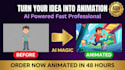 create animated cartoon and explainer video for your business