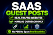 do saas guest posting with manual outreach backlinks