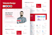create modern website and saas UI UX design in figma