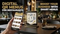 design qr code digital restaurant menu with mobile friendly