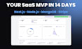 build a full stack saas mvp with nextjs, nodejs and mongodb