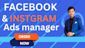 be your facebook ads manager to run high converting meta ads