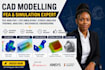 fea analysis cfd simulation stress analysis thermal analysis mechanical engineer