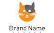create unique and professional cat logo design