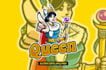 design amazing creative digital queen logo