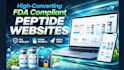build high converting fda compliant peptide website with payment gateway