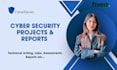 do cybersecurity technical writing, reports, and projects